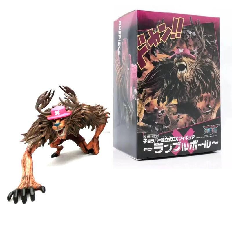 One Piece Tony Tony Chopper Rumble Ball Monster Form Figure 10cm PVC Anime Model Toys