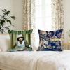 MMelendii Singer Cushion Cover For Pillow Printing Sofa Decoration Home Car Room Coffee Shop Office Nordic Simplicity