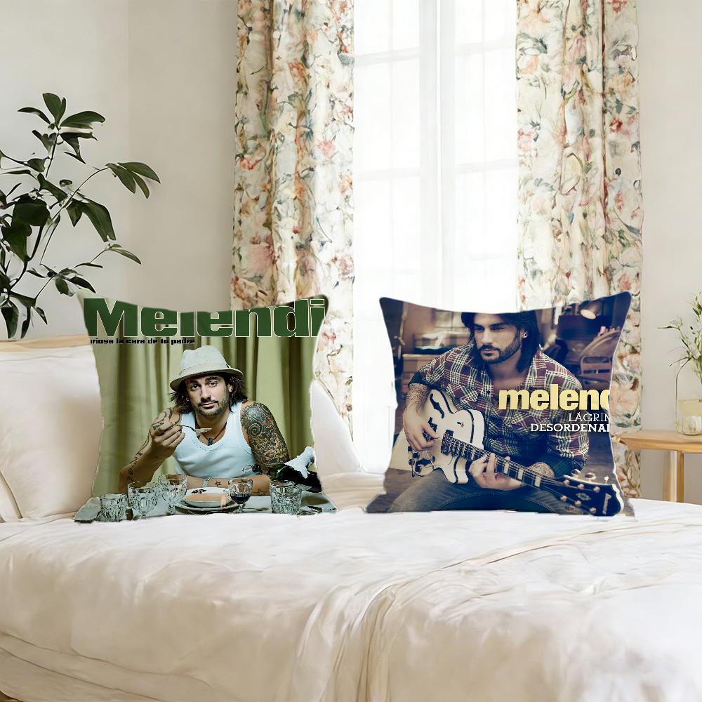 MMelendii Singer Cushion Cover For Pillow Printing Sofa Decoration Home Car Room Coffee Shop Office Nordic Simplicity