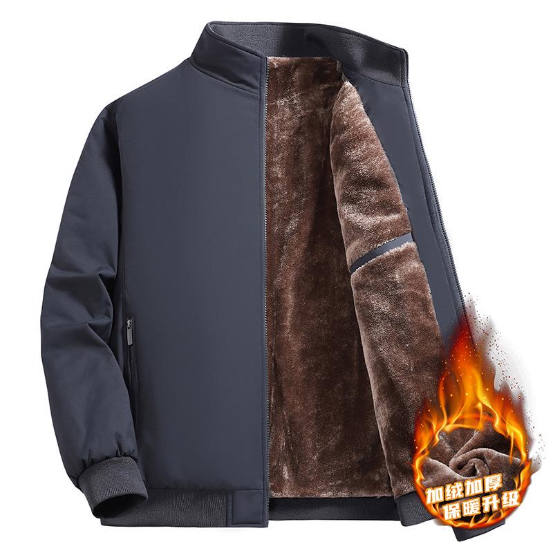 Men's Winter Fleece-Lined Thick Jacket – Trendy, Versatile, Warm, Cotton Padded Coat 2026