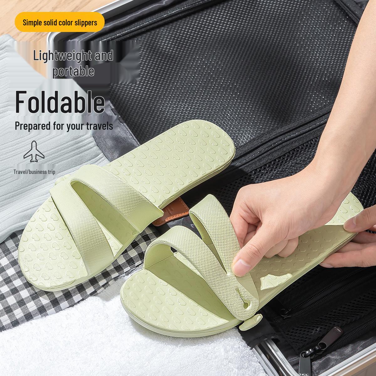 

Women s Foldable Travel Slippers - Portable, Non-slip, Single Strap for Summer, Beach, Business Trips, and Showers. 41-42