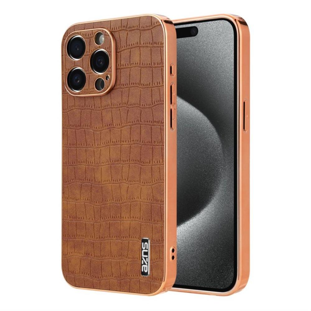 

Luxury Crocodile Pattern Leather Phone Case for iPhone 15 11 13 12 14 Pro Max 15 Plus Lens Protective Shockproof Soft Back Cover For iPhone 12 Pro