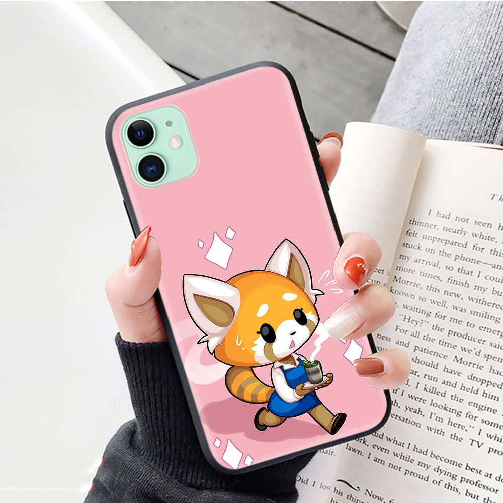 Black Case for Xiaomi Poco X6 X4 M5 M6 F5 F6 C65 C55 C50 C51 C40 Pro Redmi 14C A3X 13C 12C 11T 10A 9C Note 7 6 8A Plus L-25 Aggretsuko