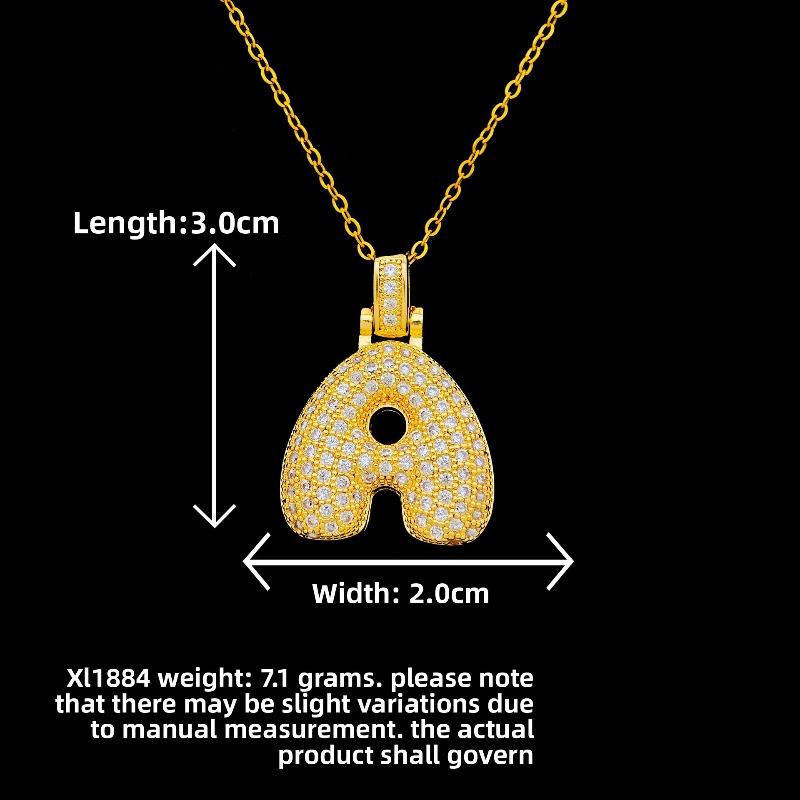 New Style Necklace Featuring Trendy Letter Design In Bold Font, with A Luxurious and Exclusive Look, Suitable for Sophisticated Accessories.