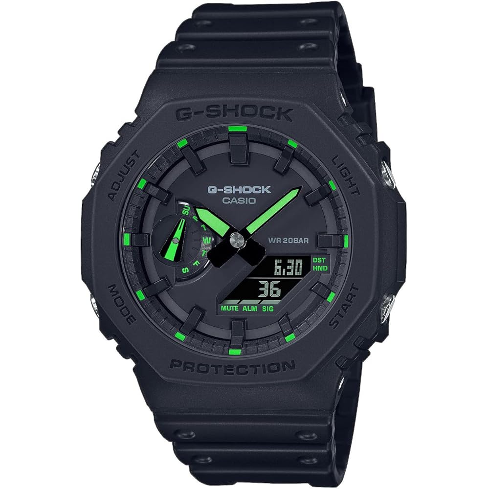Casio G-Shock GA-2100-1A3ER Analog Digital Watch 49mm Black Unisex