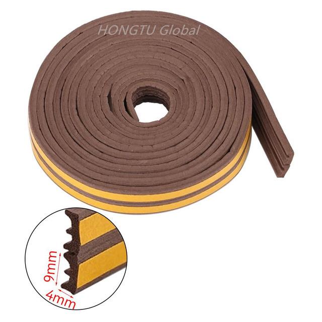 Rubber Foam Window Door Seal Self Adhesive Windproof Tape Door Joint Filler Collision Avoidance Soundproof Sealing Strip