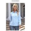 Women's Long Sleeved Shirt Office Work Shirt Casual Top