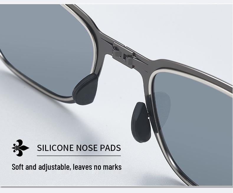 Lightweight Foldable Polarized Sunglasses with Anti-Lost Design - Perfect for Fashionable Outings.