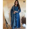 Women Designer Party Wear Top Tunic Salwar Kameez Kurti Pant Dupatta Set Dress SC-2333