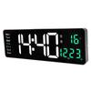 16 Inch Digital Wall Clock LED Large Display Wall Mount Decor Clock with Remote Control Adjustable Brightness Wide