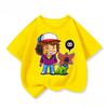 Cool Children Short Sleeve Tee Stylish Stranger Things Crew Neck Fashion Street Summer Casual Tops For Kids 3 14Y