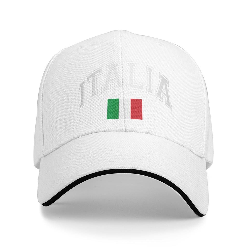 Dámská Unisex Itálie Italská Vlajka Italia Venkovní Klobouk Nastavitelná Čepice Ležérní Baseballová Čepice Sportovní Klobouky