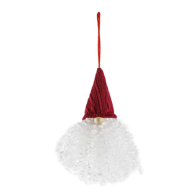 Weihnachtsbaumschmuck, Schneemänner, gesichtsloser Weihnachtsmann, Zuckerstangen, bunte Kugeln, kleine Häuser, Weihnachtsdeko
