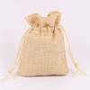 Drawstring Linen Jewelry Gift Bag - Composite Linen Storage Bag Available