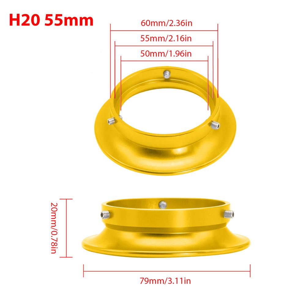 For PWK 21 24 26 28 30 32 34 PE 28 30 Carburetor 50mm 55mm Motorcycle Carburetor Air Filter Wind Cup Horn Cup