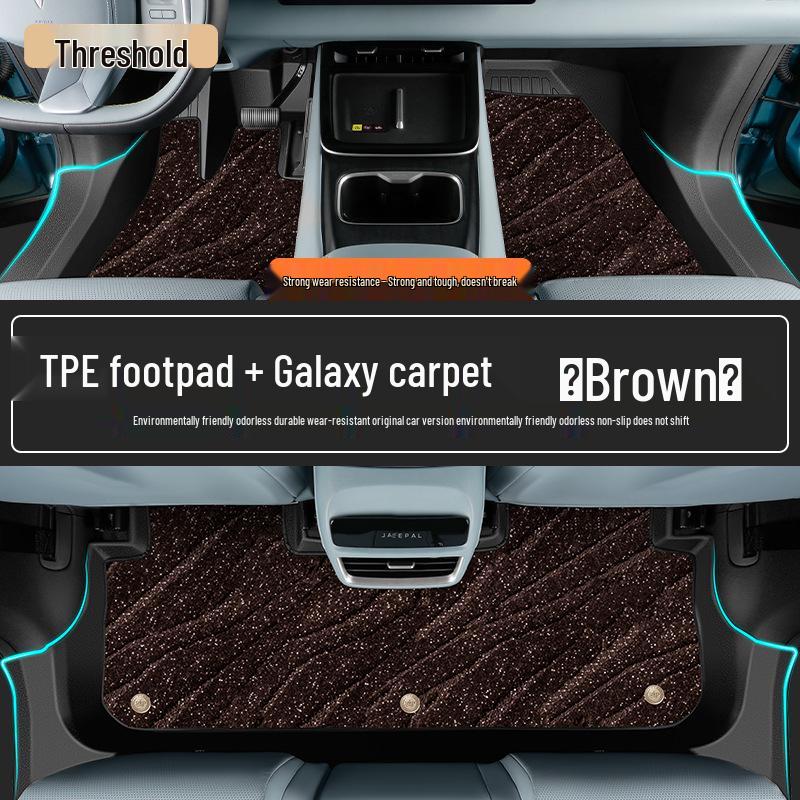 Changan New Deep Blue S05 TPE Floor Mats - Compatible with 26 Models, Full Coverage Car Accessories.