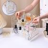 1pc 3-layer acrylic buckle perfume storage rack portable desktop perfume cosmetics display rack stepped dresser storage rack