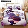 3D Anime Chained Soldier Bedding Set Single Twin Full Queen King Size Bed Set Adult Boys Bedroom Duvet Cover Sets Home Textiles
