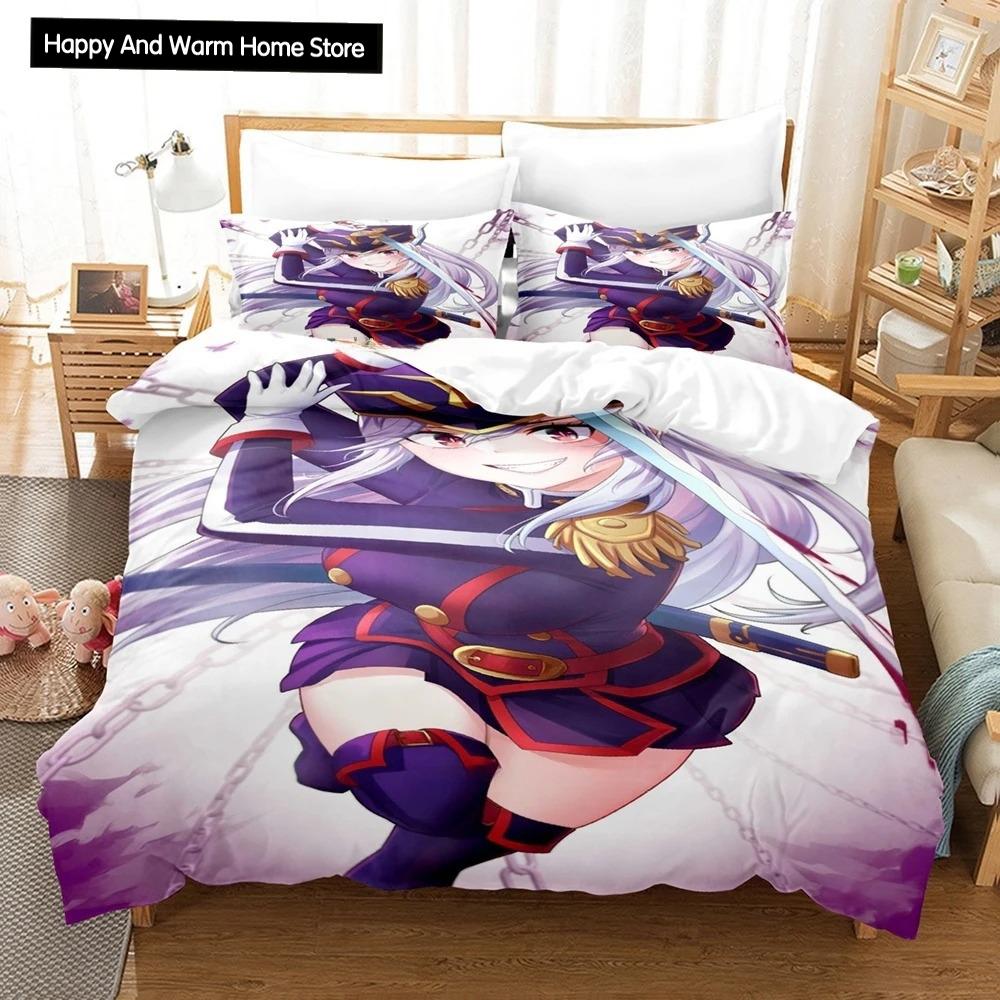 3D Anime Chained Soldier Bedding Set Single Twin Full Queen King Size Bed Set Adult Boys Bedroom Duvet Cover Sets Home Textiles