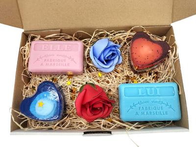Marseille Soaps - Box for Him and Her - Valentine's Day - Gift - Birthday