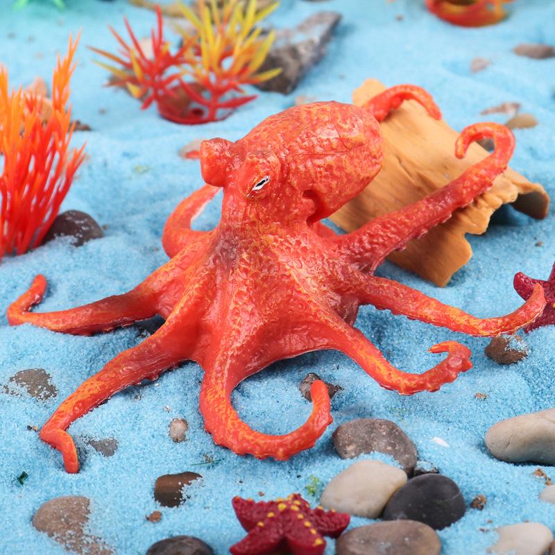 Octopus Model: Micro-Landscape Marine Science Education Decor Toy