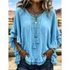 DICFY Women's Fashion Casual Summer Spring V-Neck Short Sleeve Blouses & Shirts