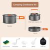 Aluminum Alloy Camping Cookware Kit Nonstick Coating Water Kettle/Pan Pot/Saucepan  Picnic