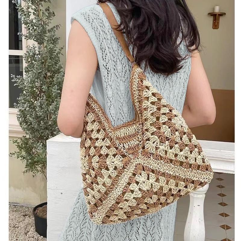 New Fashion Woven Bag Shoulder Messenger Women's Bag