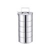 Großes Fassungsvermögen 5-lagig 304 Edelstahl Thermos-Lunchbox