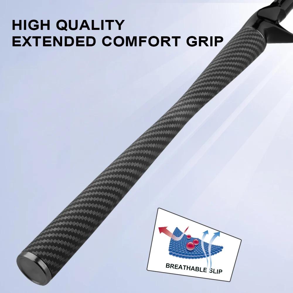 Portable 4 Section 5 Section Fishing Rod 1.8m 2.1m Carbon Fiber Fishing Rod Spinning Rod Carp Fishing Tackle