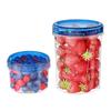 Food Storage Containers Stackable Sealed Storage Box with Twist Top Cover BPA-Free Moisture-proof Sealed Jars Kitchen Organizer