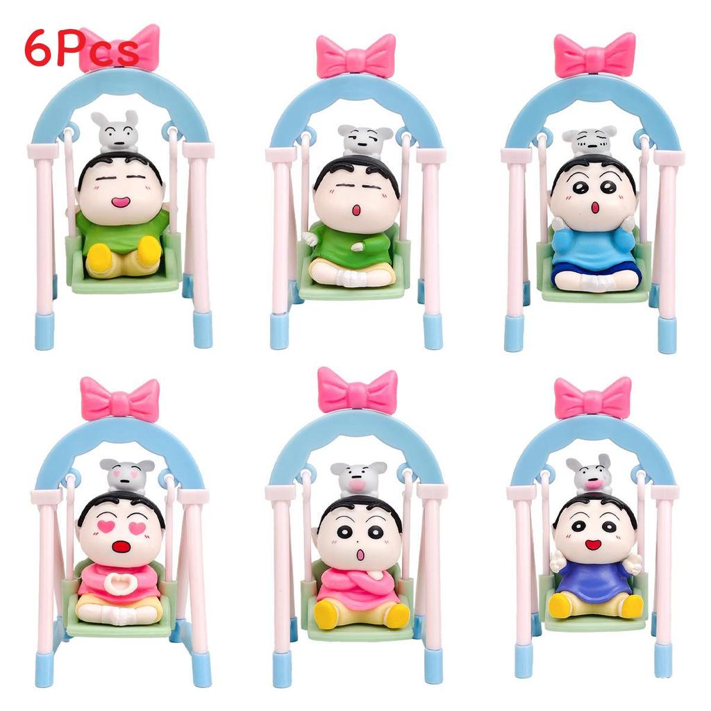 

Crayon Shin Chan Swing Toy Pvc Collectible Figure For Kids And Fans