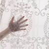 Modern Simple White Embroidered Sheer Curtain Living Room Bedroom Balcony Partition Light Filtering