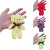 Super Soft Short Plush Teddy Bear Keyring Doll Toy
