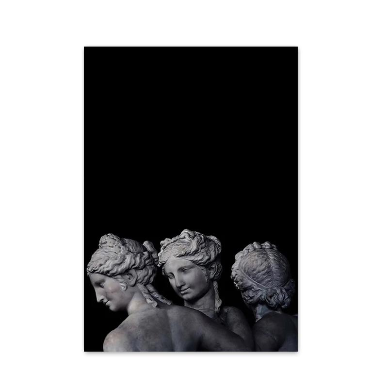 Classic Masterpiece David Statue Canvas Painting Character Posters and Prints Wall Art Pictures for Living Room Home Decoration