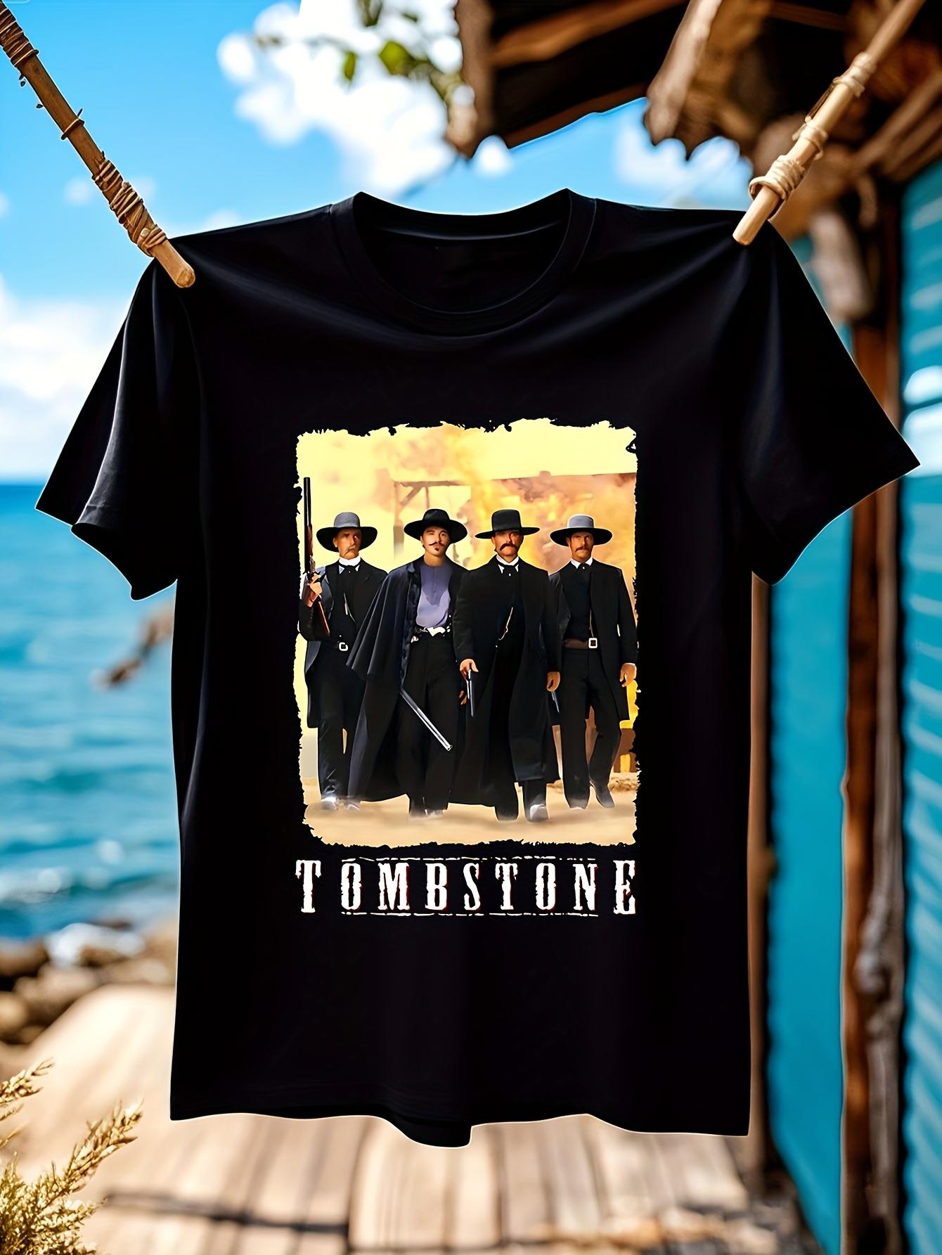 Tombstone Movie Huckleberry Black T-shirt XL