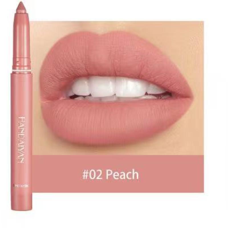 Es ist nicht leicht zu verblassen und an der Tasse zu kleben. Lippenstiftstift Matt Lipliner