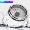 Water Temperature Display 2in Cooling Water Temperature Gauge 40‑120℃ Smart Alarm IP67 Waterproof 12V/24V 0‑190ohm Sensor