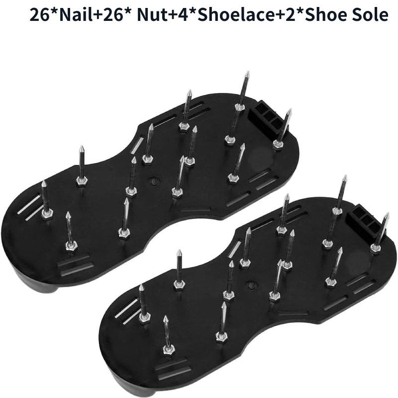 Garden Aerator Soil Spike Shoes Lawn Tool For Gardening And Landscaping Work