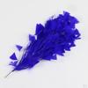25 30cm Colored Chicken Feather Sprays On Wire For Florist Decor