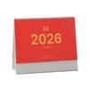 Chinese New Year Style 2026 Desk Calendar Month Date Display Monthly Planner  Office Use