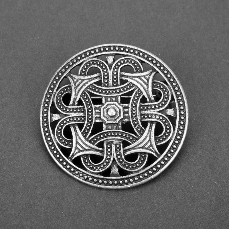 Pendentif Bouclier Viking Nordique avec Design en Alliage Antique Broche Vintage Pour Cadeaux de Voyage