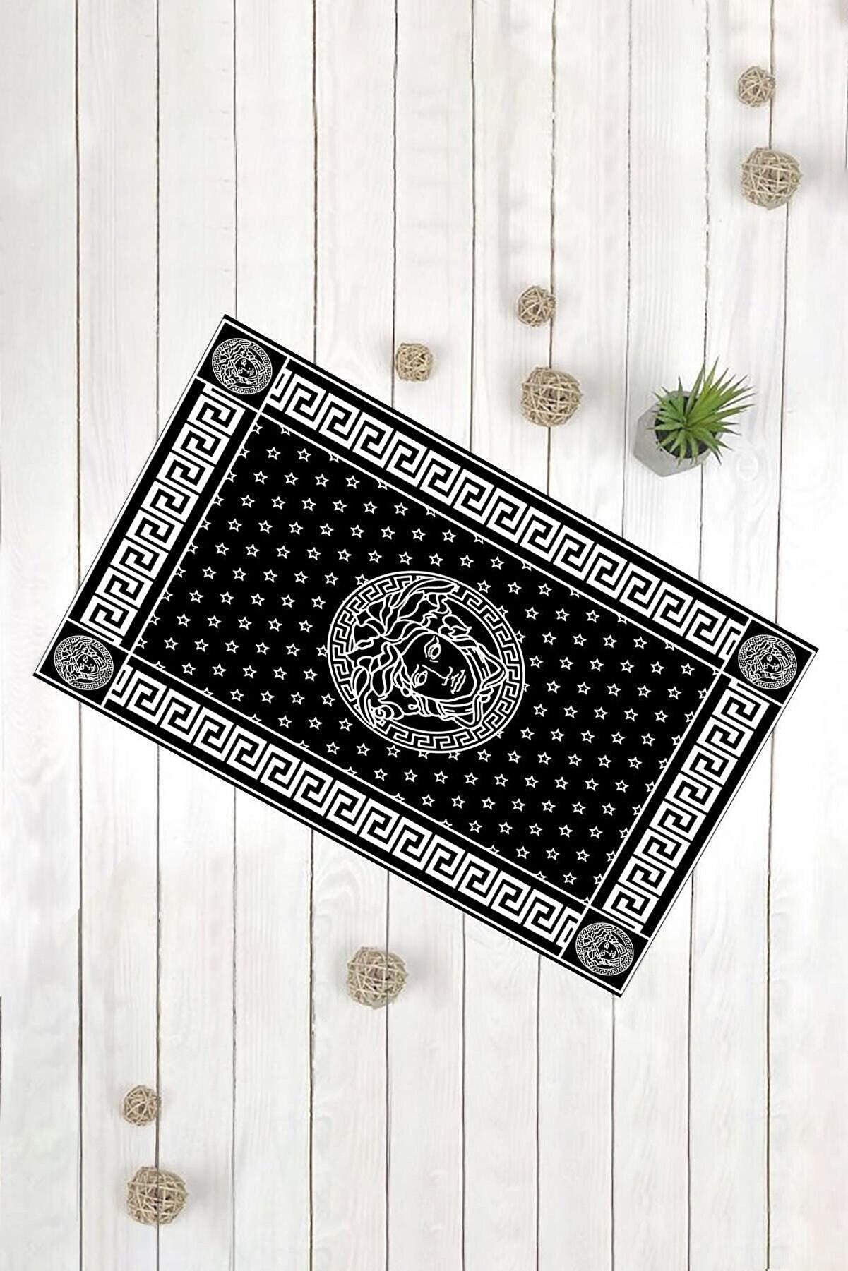 

Черно-белый силуэт с окантовкой/передний коврик/подарок на новоселье/многоцелевой коврик/забавный коврик/домашнего декора/дверной коврик