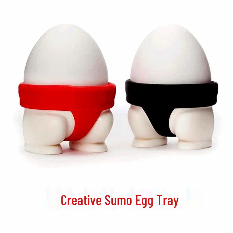 

Creative Silicone Egg Tray Holder - Personalized Sumo Egg Mold Storage Box