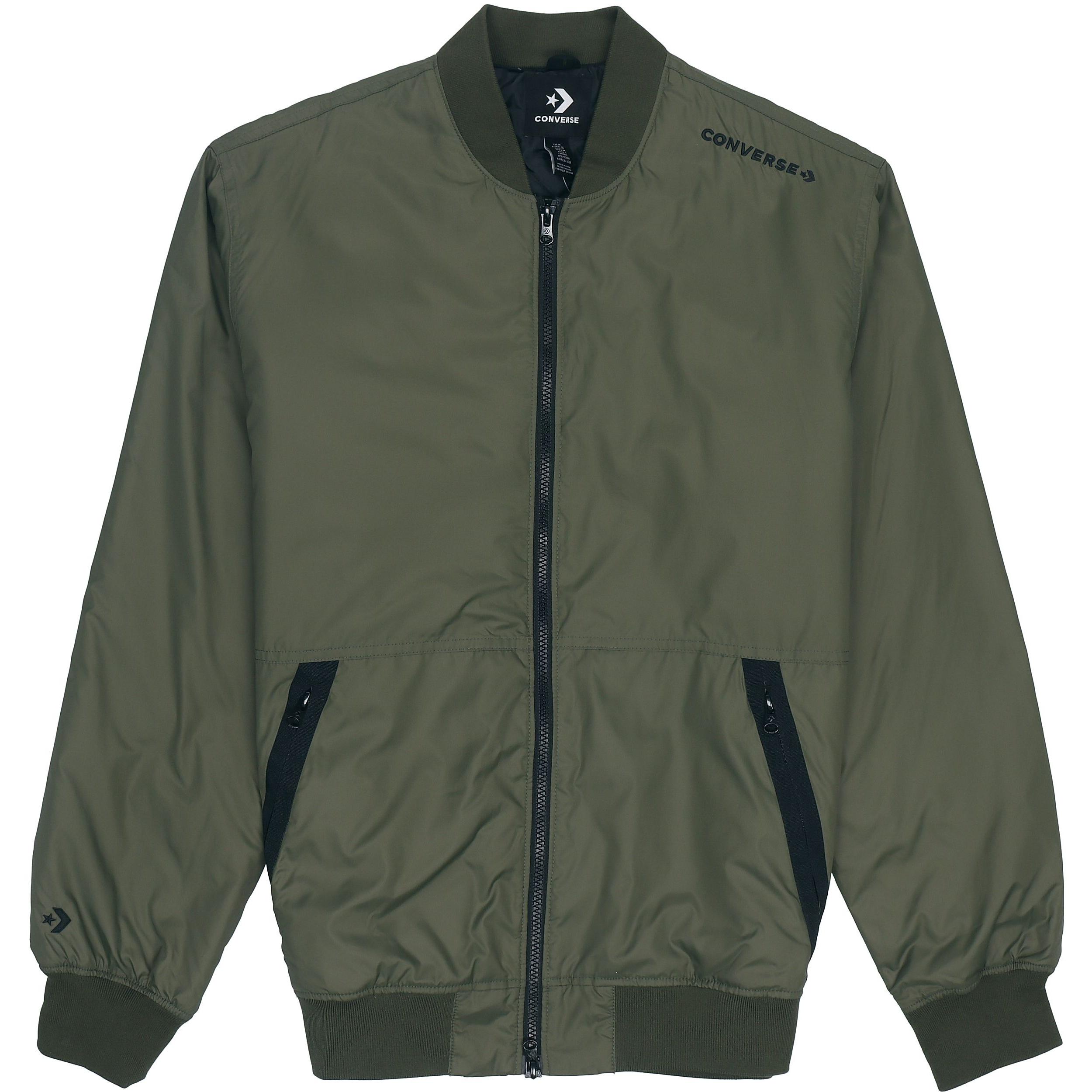 Converse Utility Bomber Jacket Asia Sizing Olive Green Men s 10018368-A02 S
