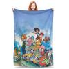 1PC Home Digimon Adventures Blanket Throw Super Cosy Plush Living Room Sofa