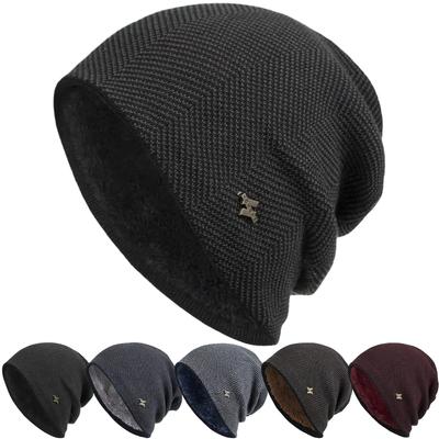 Hot Sale Unisex Featured Warm Winter Hat Fashion Chic Beanie Hats For Men & Women Thick Outdoor Knitted Hats