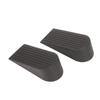 2 Pcs Door Stoppers Flexible Thick Skid Resistance Wearproof Large Black Security Door Stops for Bot