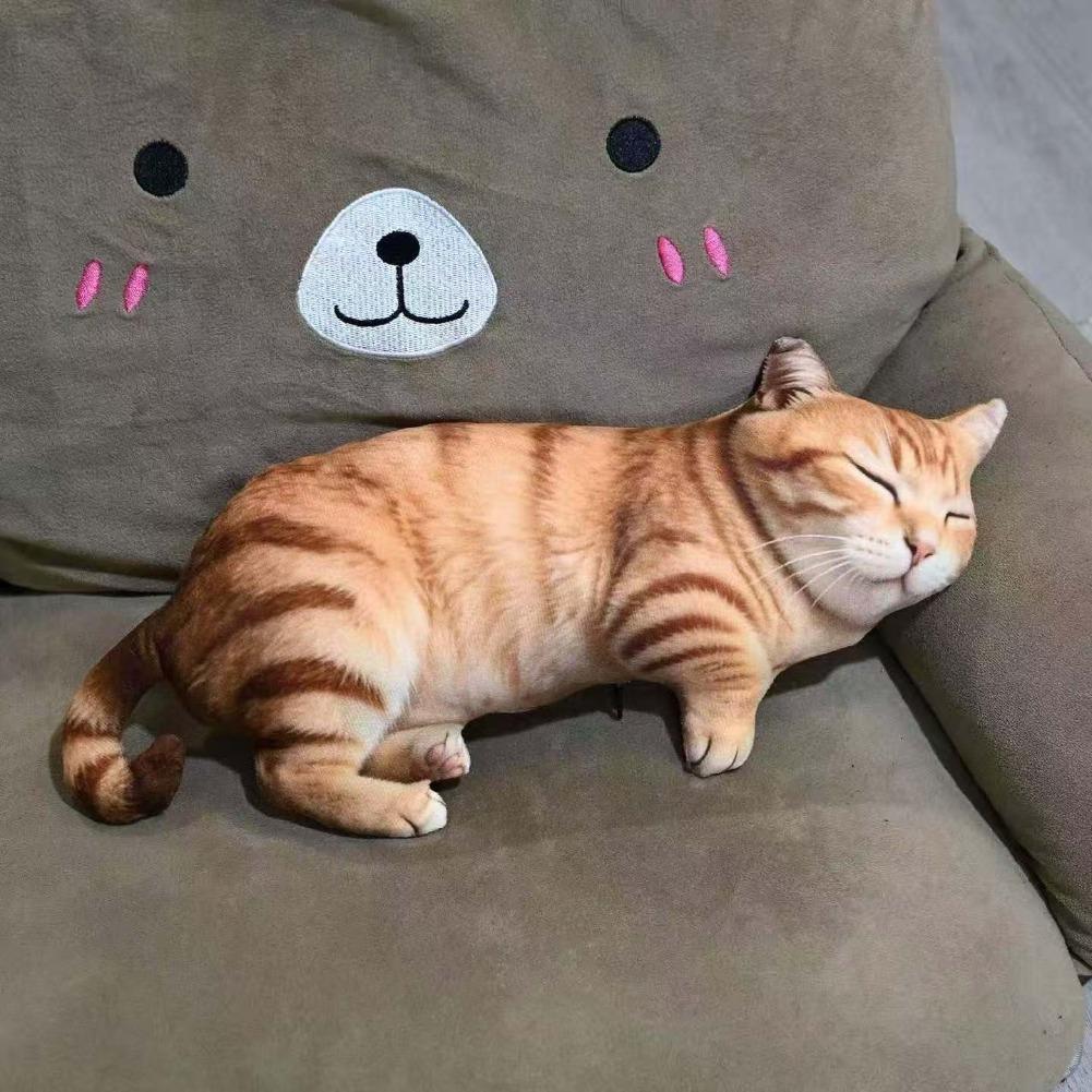 40Cm Realistic Pig Plush Toy Cute Funny Animal Stuffed Pillow Soft Dog Cat Sleeping Cushion Creative Home Decor Birthday Gift