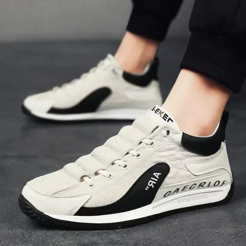 Men's Casual Thick Soled Sneakers Spring Autumn New Tenis Luxury Shoes Breathable Shoes Slip on Fashion Male Walking Flats Shoes